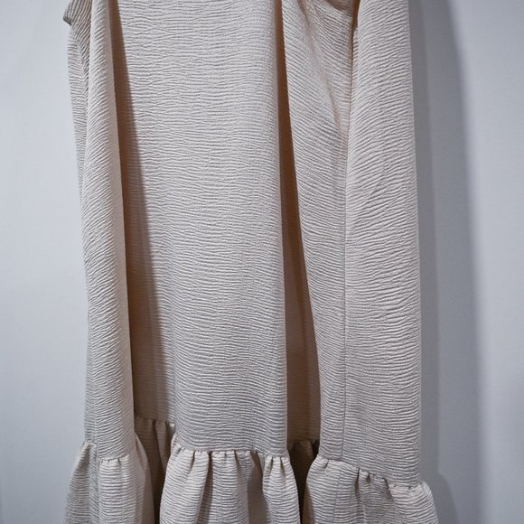 SAMOE SAMOE Large Judith Short Dress in Warm White | Size Large - Picture 6 of 9